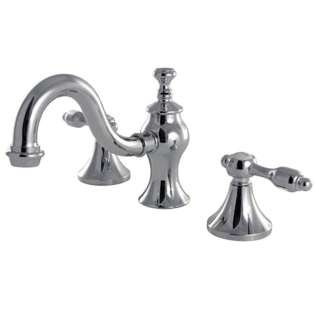Kingston Brass KC7161TAL 8" Widespread Bathroom Faucet, Polished Chrome KC7161TAL